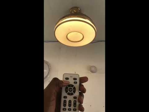 Stylish Retractable Ceiling Fan with LED Light and Easy Remote Control