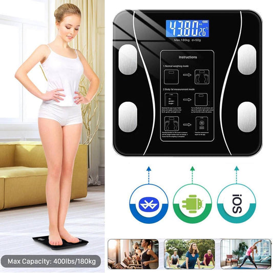 Digital Bathroom Scale with Body Fat & BMI Monitor — perfect for weight tracking and health goals