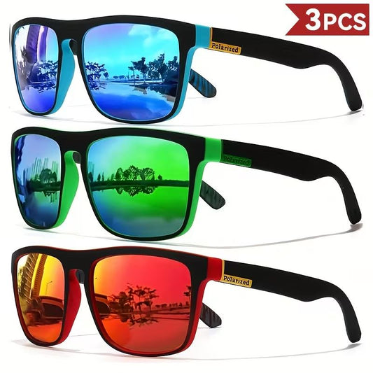 🕶️🔥 3-IN-1 Men’s Polarized Sunglasses Set