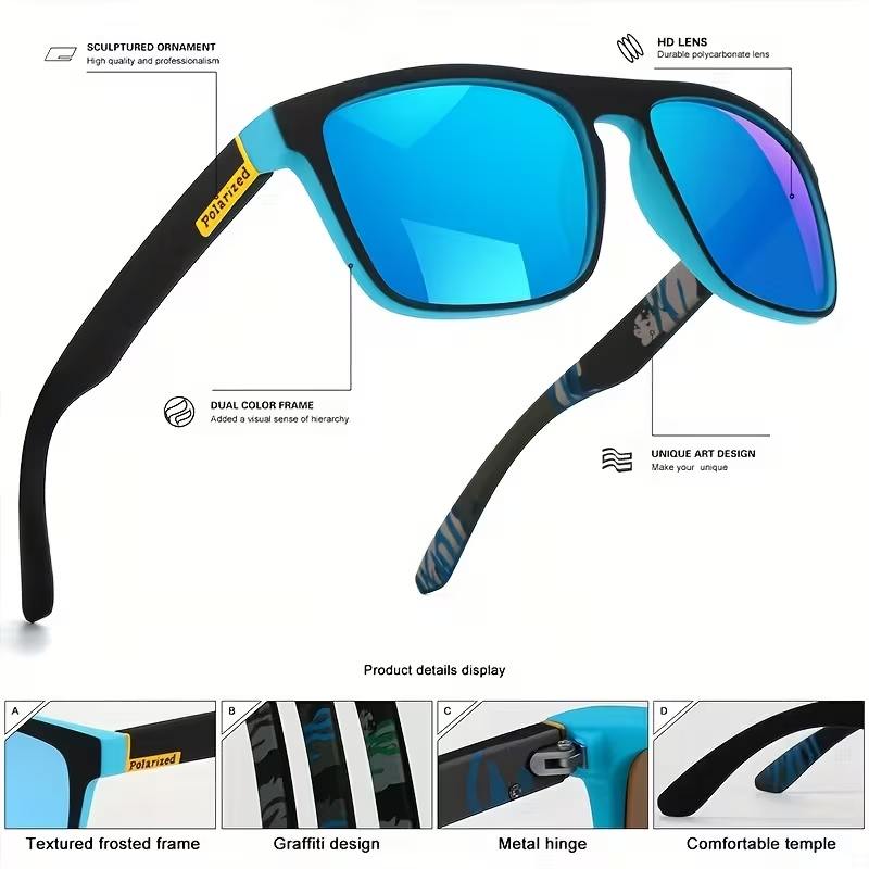 🕶️🔥 3-IN-1 Men’s Polarized Sunglasses Set