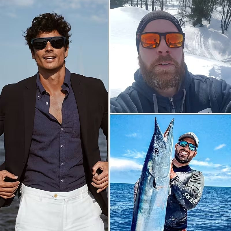 🕶️🔥 3-IN-1 Men’s Polarized Sunglasses Set