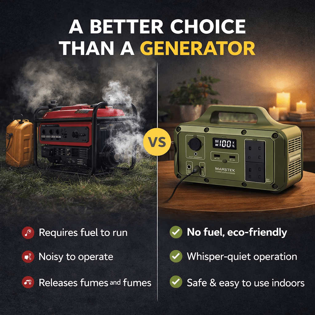 Marstek S500S 500W Portable Power Station (510Wh) – Solar Compatible Backup Power Ghana - Bumble Shop