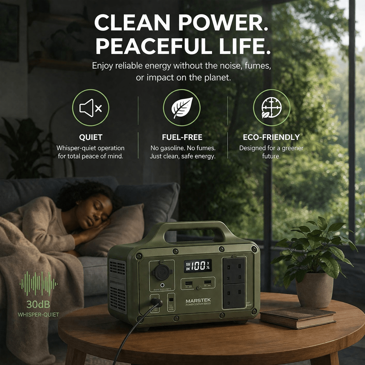 Marstek S500S 500W Portable Power Station (510Wh) – Solar Compatible Backup Power Ghana - Bumble Shop