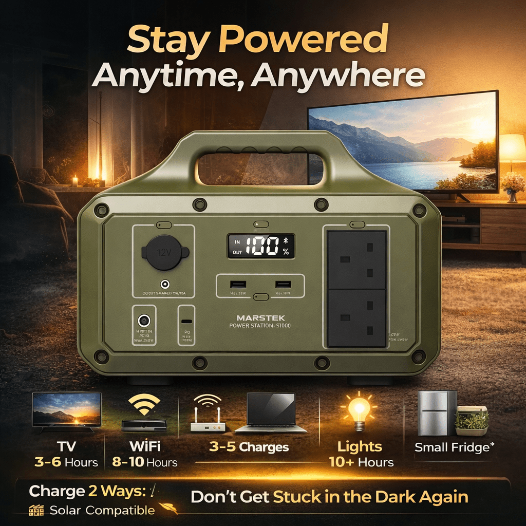 Marstek S500S 500W Portable Power Station (510Wh) – Solar Compatible Backup Power Ghana - Bumble Shop